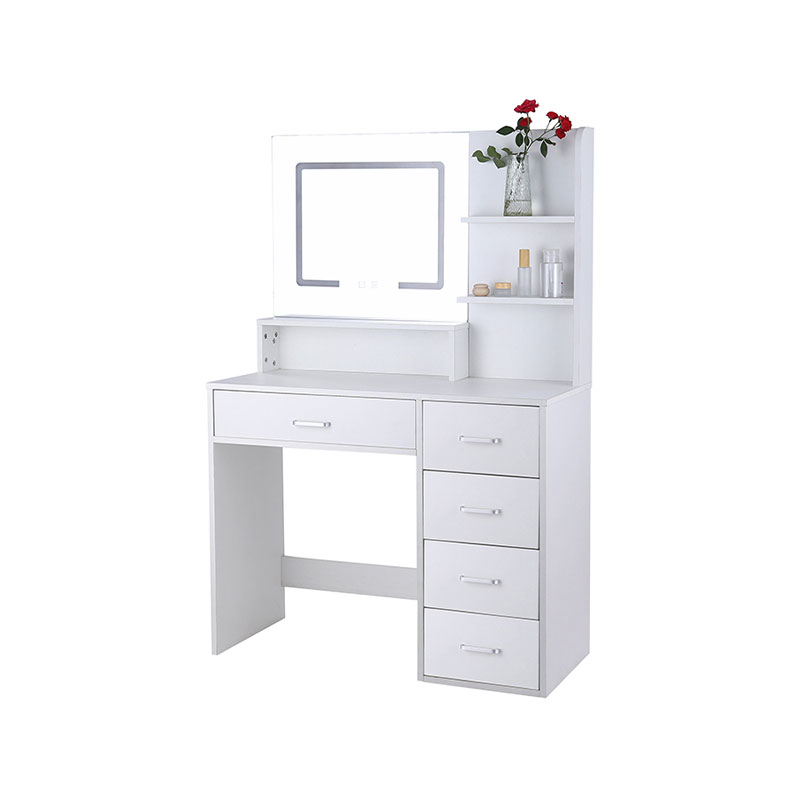 HZ3041 Moderni tilava säilytystila, jossa suuri LED-peili ja valot peilipöytä