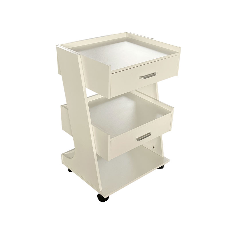 HZ2082BK / HZ2082 Salon kärryt pyörillä rullakärryillä parturiasema laatikoilla