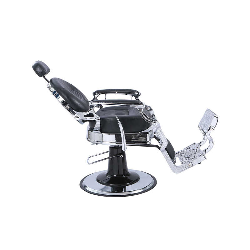 HZ8799C Musta klassinen pystykuvioinen paksunnettu neliömäinen pehmusteinen retro-nojatuoli