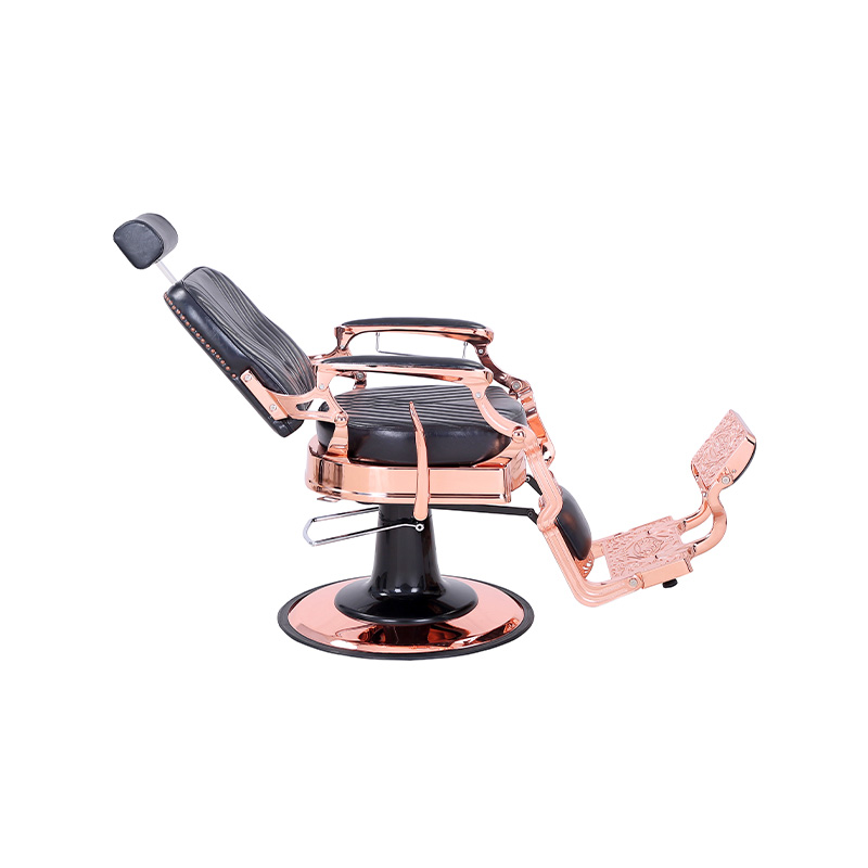 HZ87127 Vintage-tyylinen raskas hydraulinen kallistuva nelikulmainen twill-selkänojallinen parturituoli