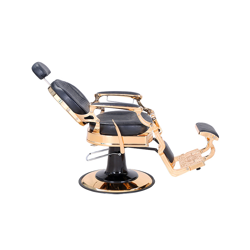 HZHZ8799E Musta ruudullinen retro kampaamotuoli