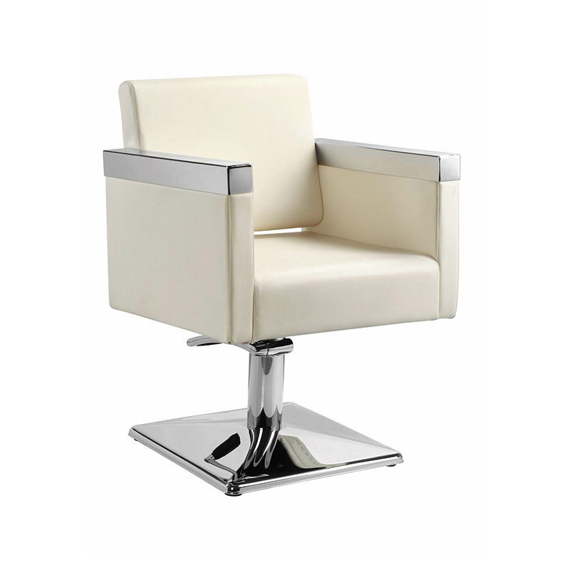 HZ8823 Beige nahkainen salonkituoli