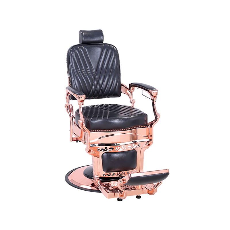 HZ87127 Vintage-tyylinen raskas hydraulinen kallistuva nelikulmainen twill-selkänojallinen parturituoli