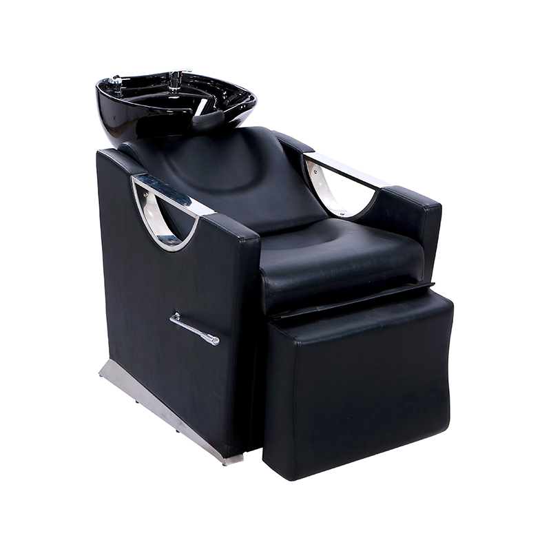 HZ9004 Säädettävä keraaminen shampookulho pesuallas ja tuolisarja