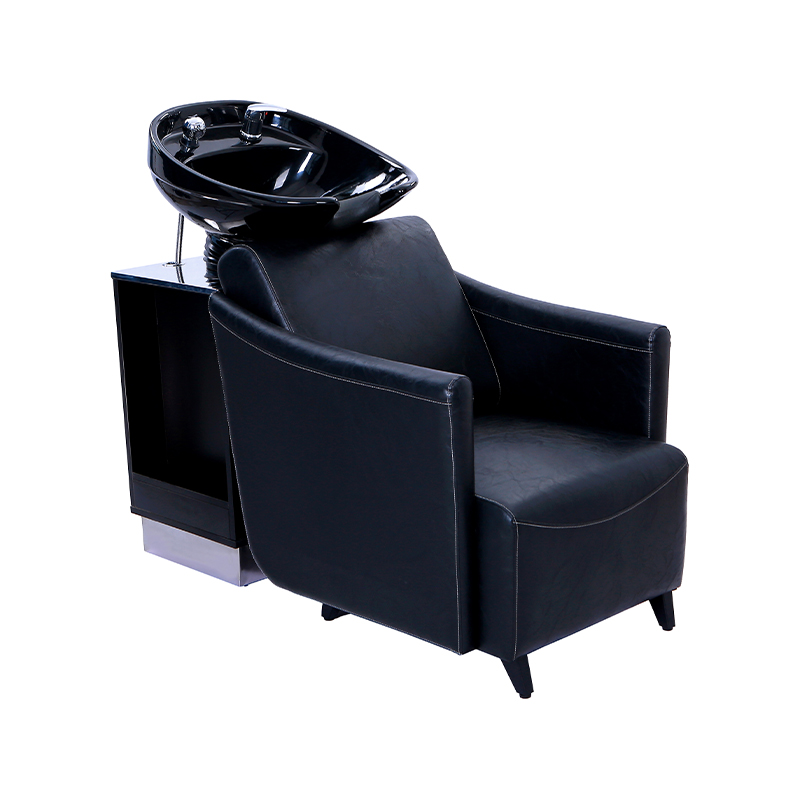 HZ 9060 Black salon shampookaappi shampootuolilla