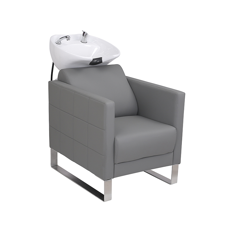 HZ9102 / HZ9102H Musta backwash shampoo keraaminen kulho ja tuoli